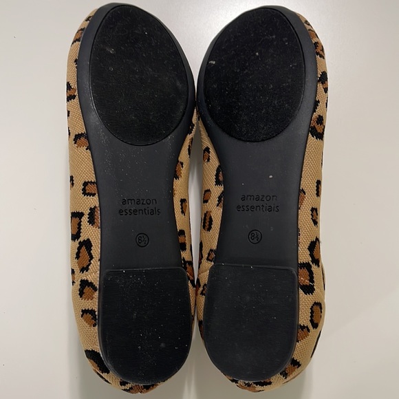 Amazon Essentials Leopard Ballet Flats Size 8.5 - Picture 5 of 9